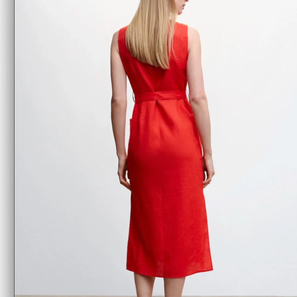 100% linen shirty dress - Picture 3 of 6